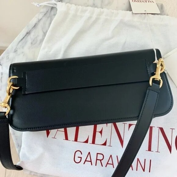 [🌟 PRICE FIRM] Valentino V-Logo Loco Convertible Clutch Crossbody Shoulder Bag - Picture 11 of 17